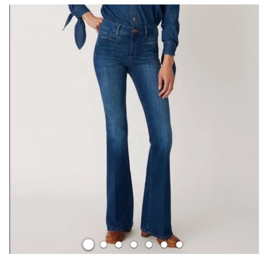M.I.H. Jean- high rise, slim kick flare - size 29